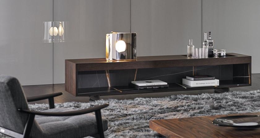 Minotti Комод из дерева и мрамора сахар-нуар Boteco sun-id-1483166 - Вид №3