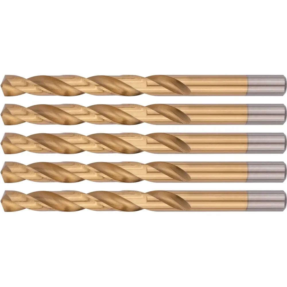 Сверло спиральное по металлу HSS-TIN Fit 34200 10x133 мм, 5 шт STLM-2164476