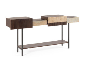 Консоль из манго и мрамора