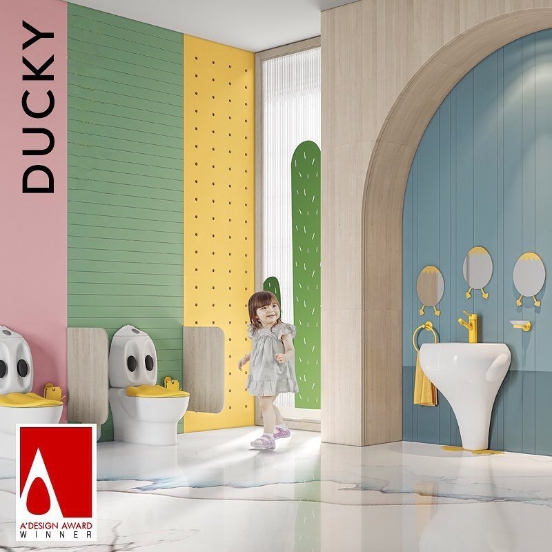 DC400-00CB00E-0000 DUCKY Бачок детский Creavit Ducky  - Вид №1