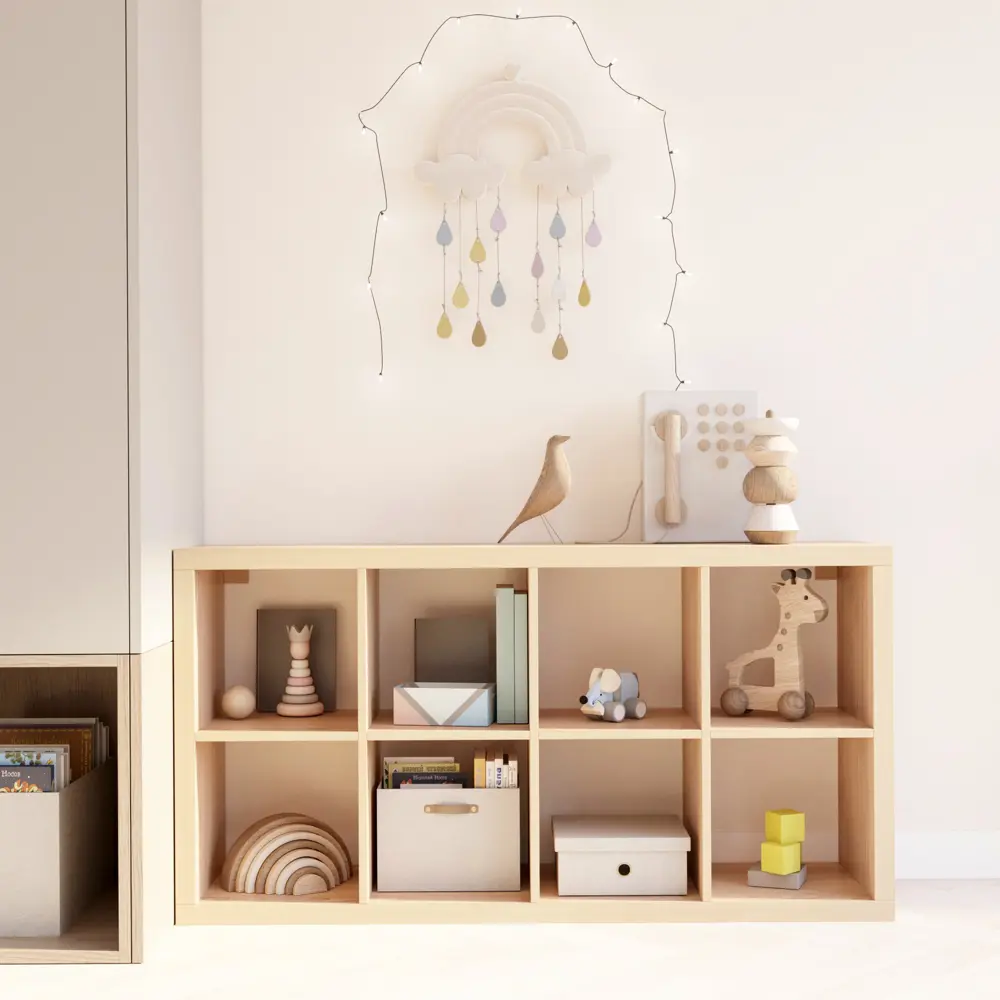 Стеллаж Konsensa Руан - 8 секций для элегантного хранения в классическом стиле 89410094 STLM-1573540