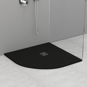 704654 Душевой поддон из минерального литья АНТРАЦИТ в комплекте с сифоном, Kerasan DOCCIA Италия