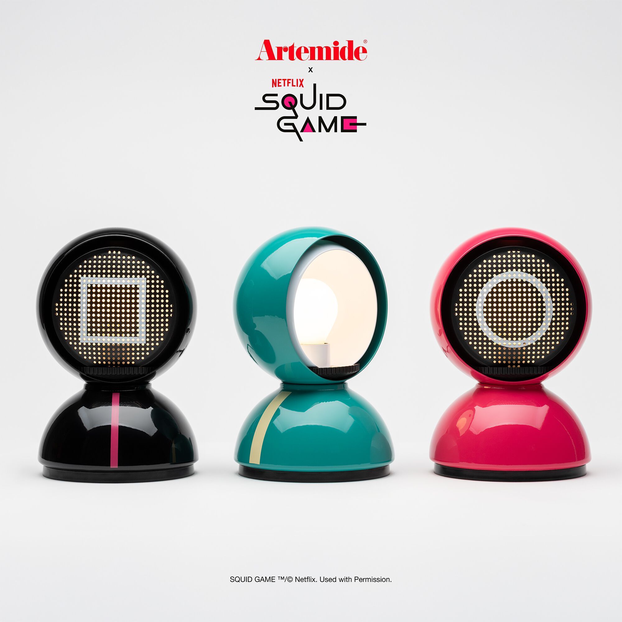 Окрашенная металлическая светодиодная настольная лампа In Stock Artemide ARCH-00124231 - Вид №7