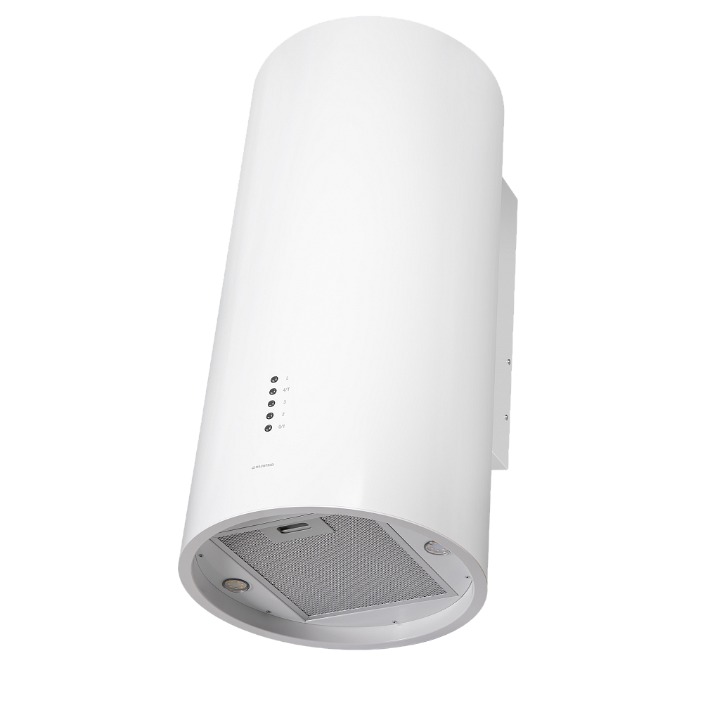 LEE WALL (C) 39 WHITE Вытяжка / вытяжка с настенным креплением, максимальная производительность 1000 м3/ч,рассчитанная на кухню до 40 м2 с низким уровнем шума 52 дб, белая Maunfeld Santreyd 