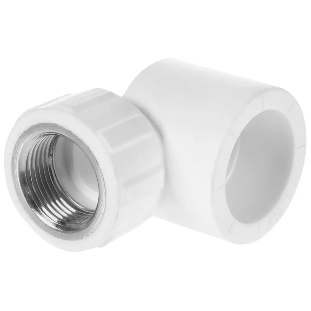 Комбинированный угол 90° ПОЛИТЭК для соединения пластиковых и металлических труб 13564892 STLM-0003370
