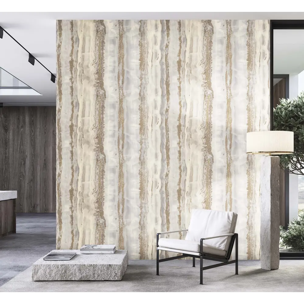 Обои флизелиновые Ovk Design Sirpi Murano серый 1.06 м 10811-03 88915393 STLM-2057345 TRAVERTINE - Вид №3