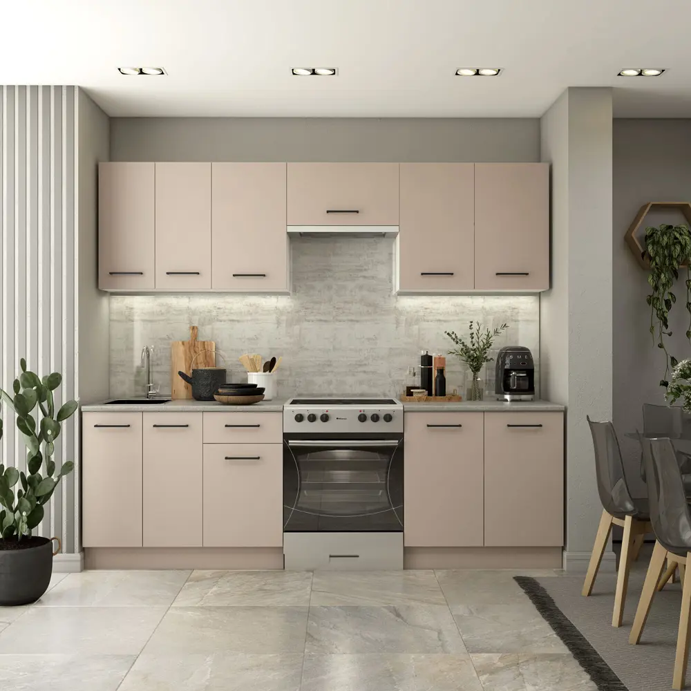 Напольный шкаф Орель 60x85x60 см ЛДСП цвет бежевый Santreyd STLM-2163199 - Вид №8