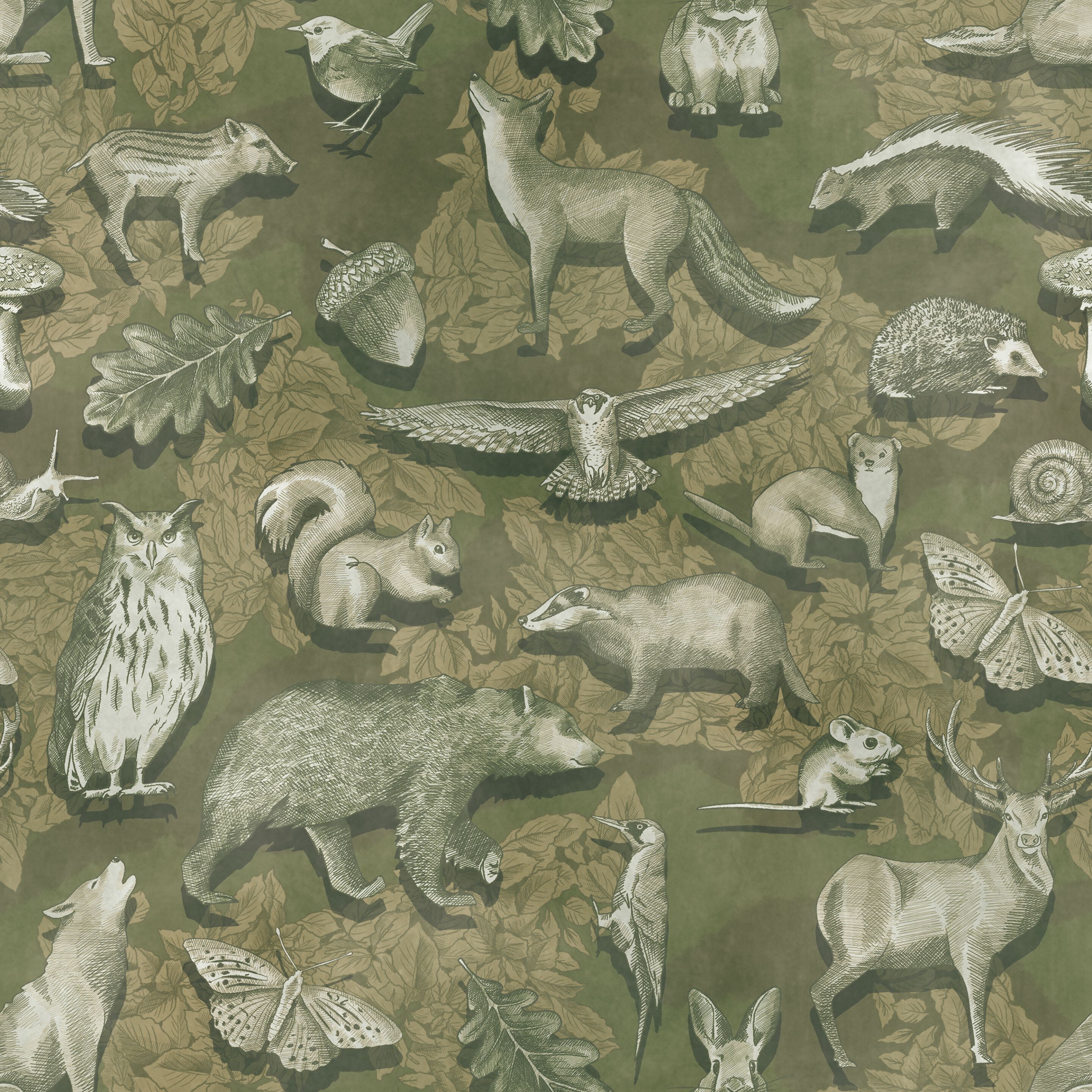 Обои с рисунком для детей Inkiostro Bianco Inkids ARCH-00082627 - Вид №1