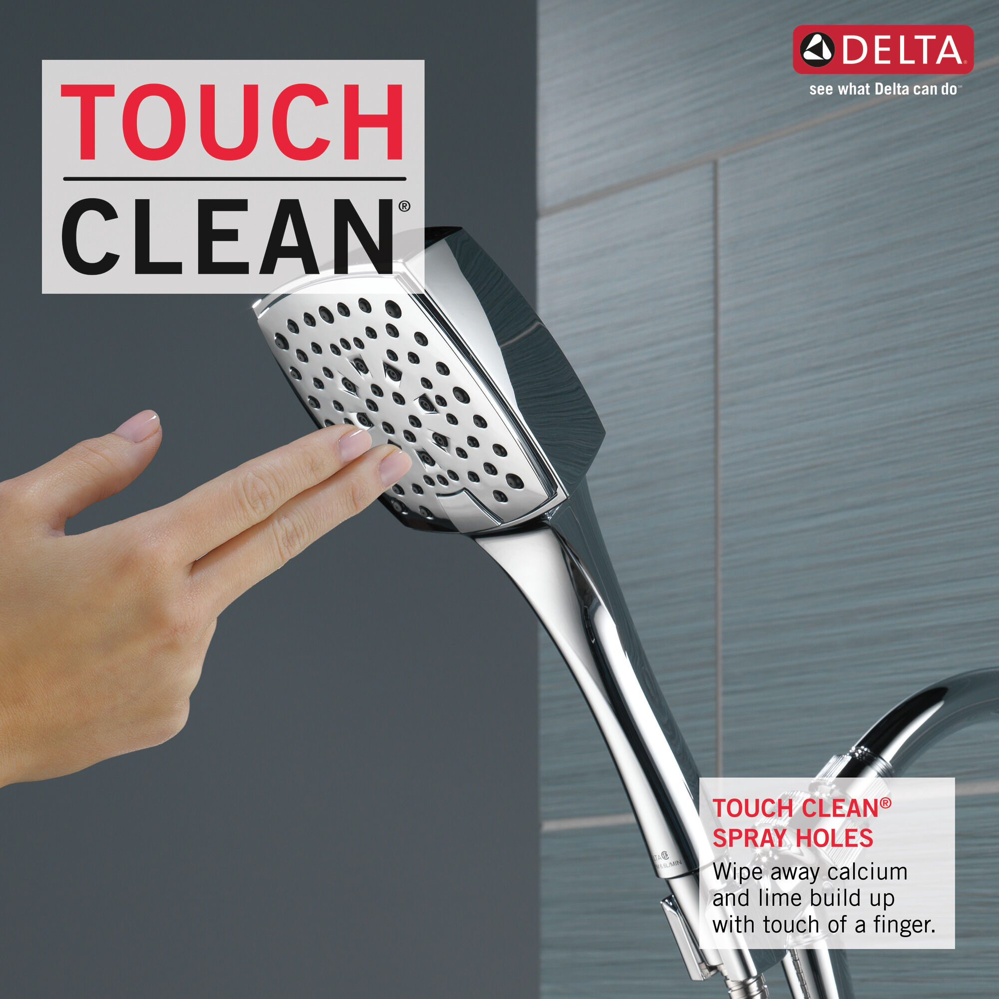 75441 Ручной душ с 4 настройками Delta Faucet Everly Хром  - Вид №2
