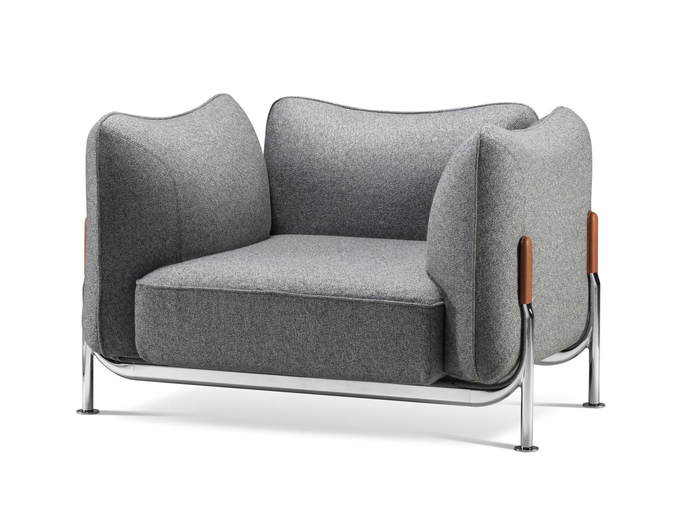 Кресло с металлическим каркасом GHIDINI1961 карман ARCH-00071313