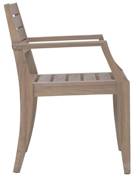 JANUS et Cie Штабелируемый стул из тикового дерева с подлокотниками Relais sun-id-1461787 - Вид №2