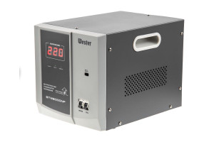 16436194 Стабилизатор напряжения STW5000NP 5 000 ВА цифровой, однофазный, 220В, вх.:140-260В 534353 Wester