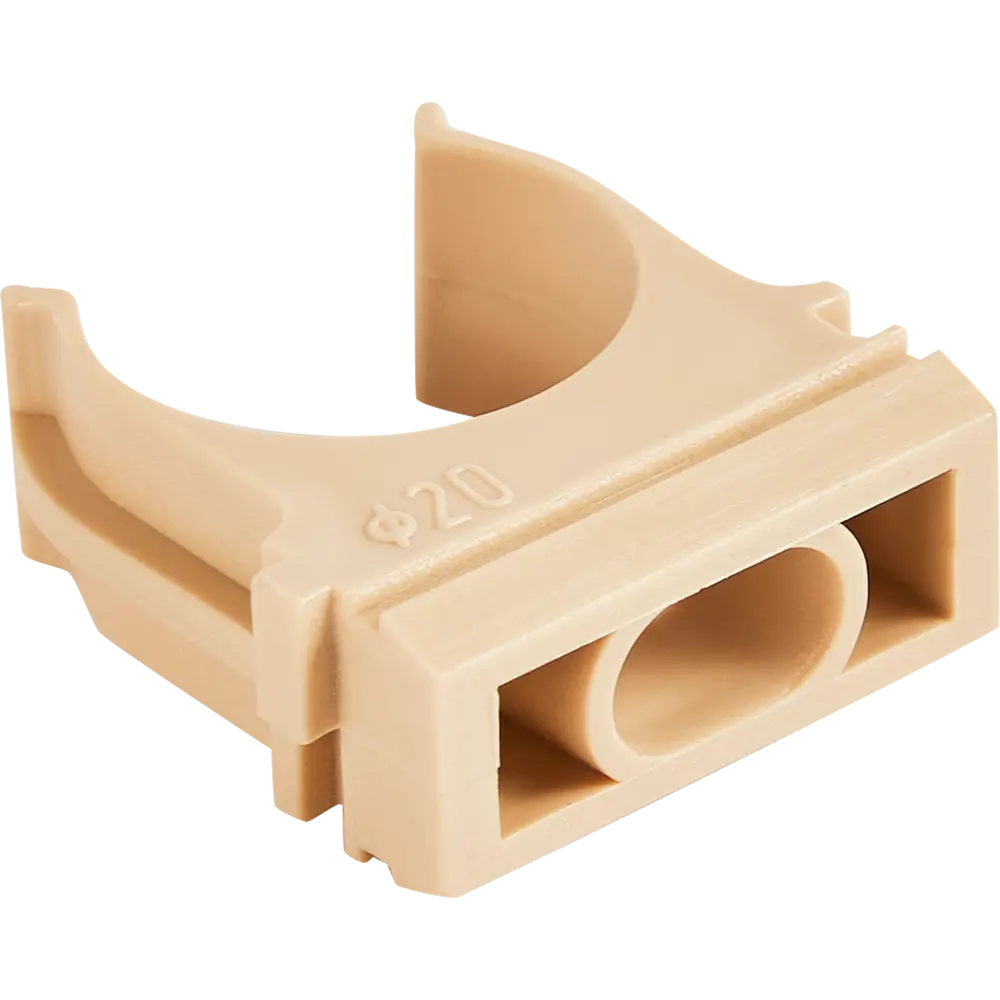 Santreyd Клипса для крепления труб 20 мм, цвет коричневый, 10 шт 88582231 STLM-1367384 - Вид №2