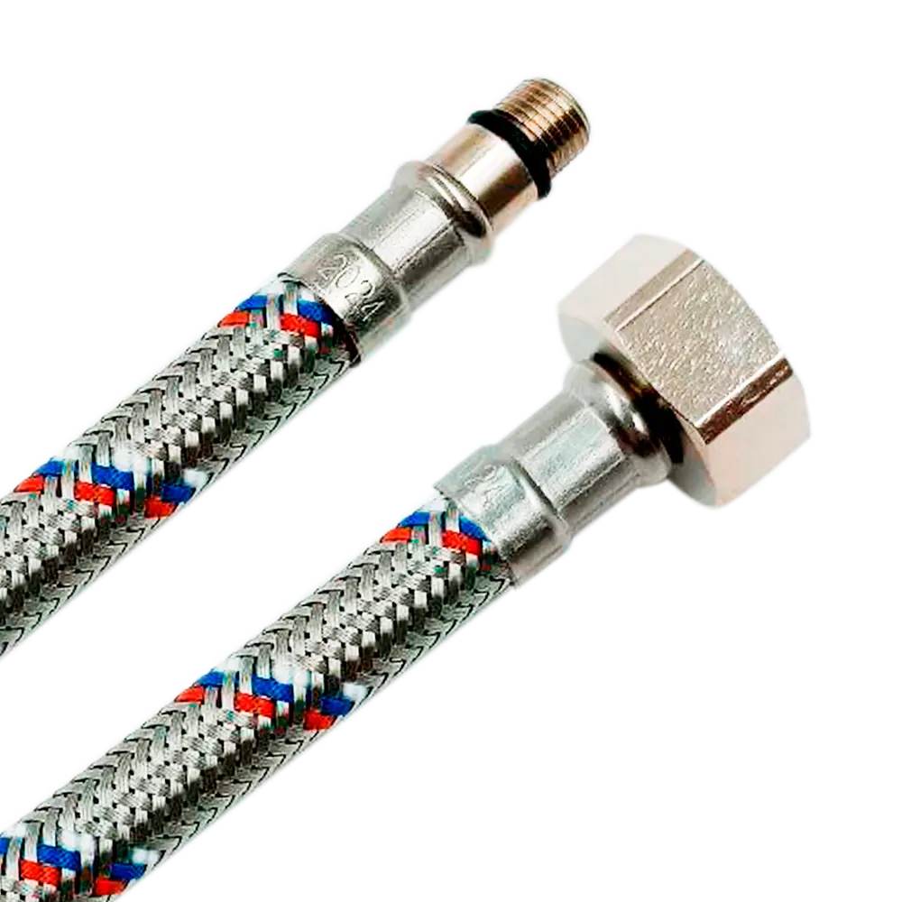 Гибкая подводка РОСТЕРМ для смесителя 80 см с оплеткой из нержавеющей стали 89409404 STLM-1582669