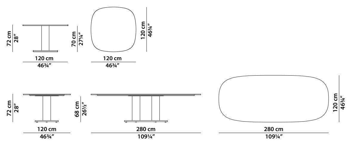 Мраморный садовый стол Baxter Matera ARCH-00097845 - Вид №8