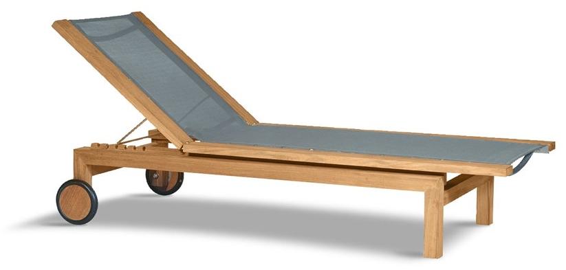 TRIBÙ Садовая кушетка Batyline® на колесиках Kos 01340 - Вид №1