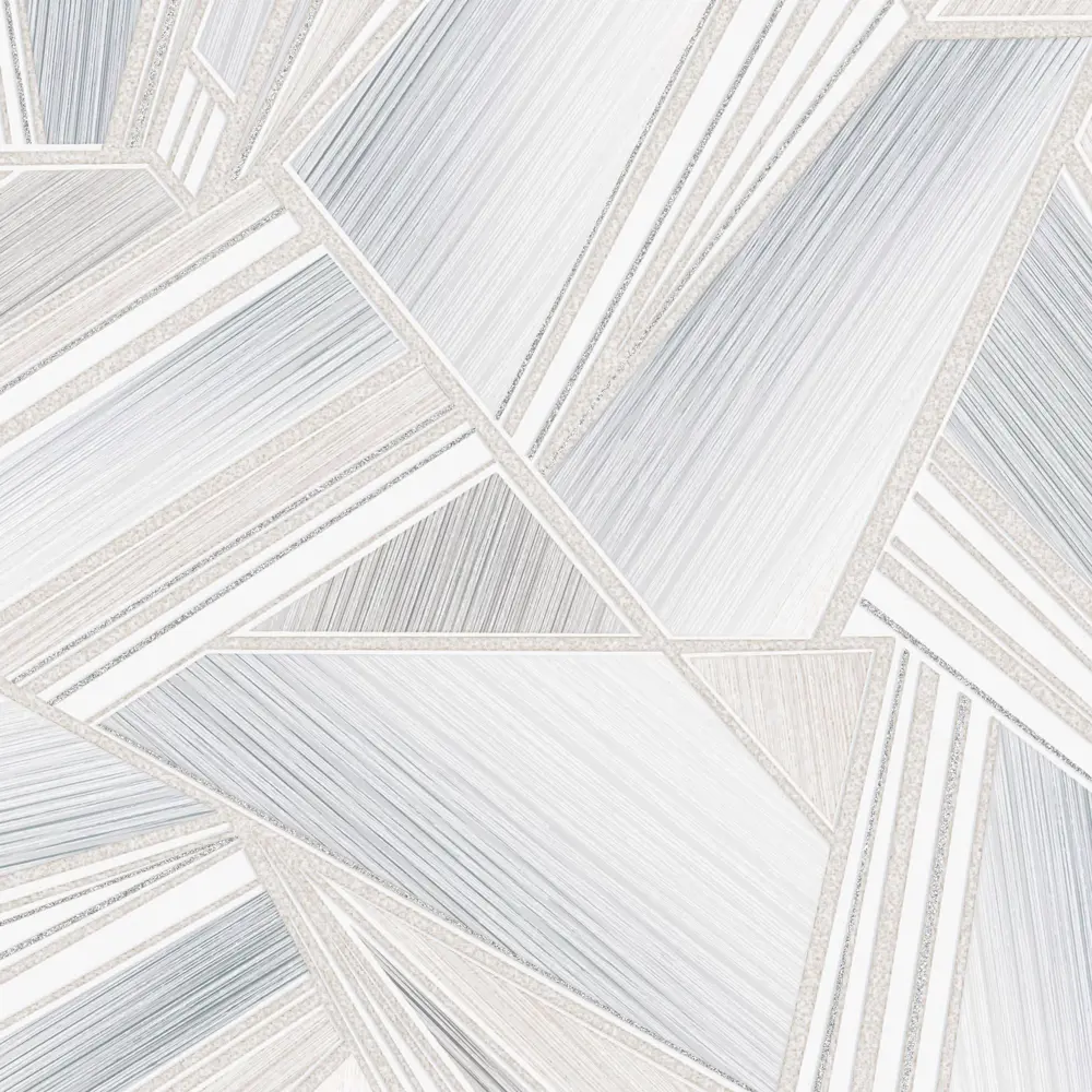 Флизелиновые обои Wallsecret Crystal с графическим узором в серо-голубых тонах 89024558 STLM-0831320 - Вид №1