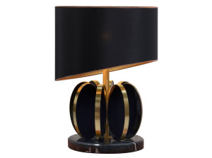 Настольная лампа из ткани и Мраморного основания