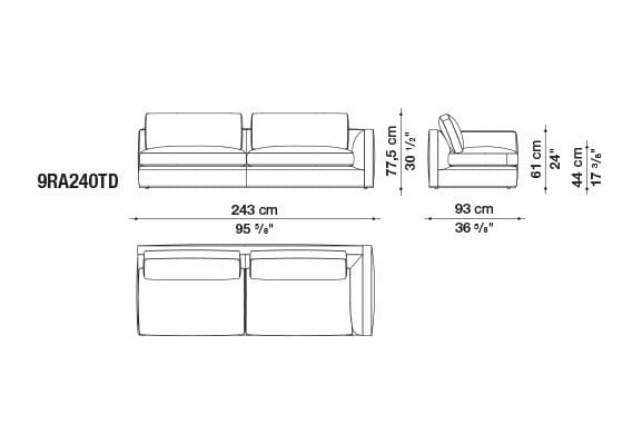 Угловой диван из ткани B&B Italia Ричард ARCH-00040927 - Вид №31