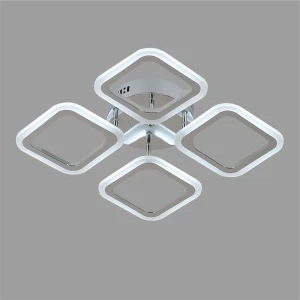 Люстра потолочная светодиодная Quedo 20100-4 CR 72 Вт регулируемый белый свет