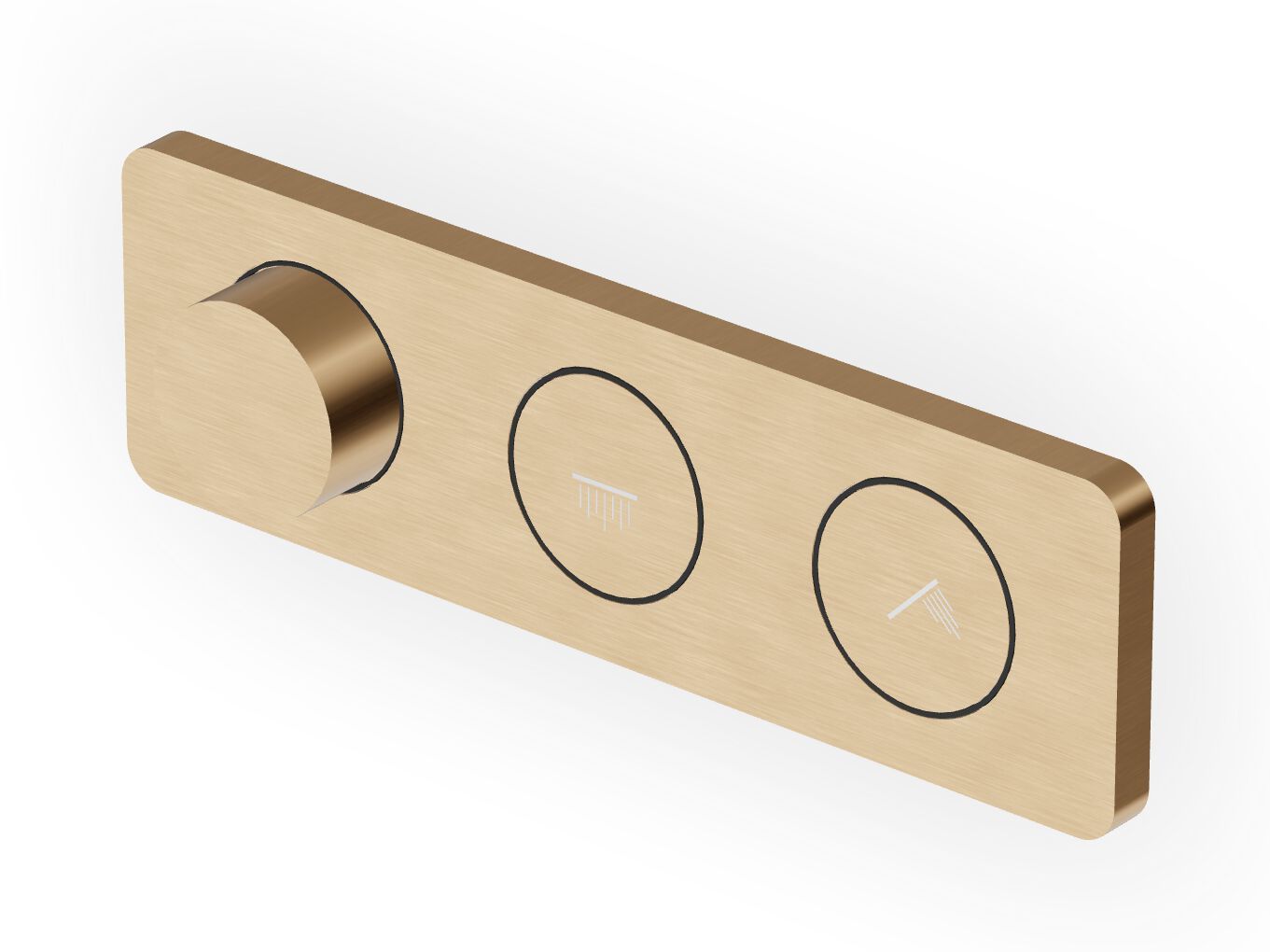 3 отверстия термостатический встраиваемый смеситель для душа Zucchetti Hoop ARCH-00090866