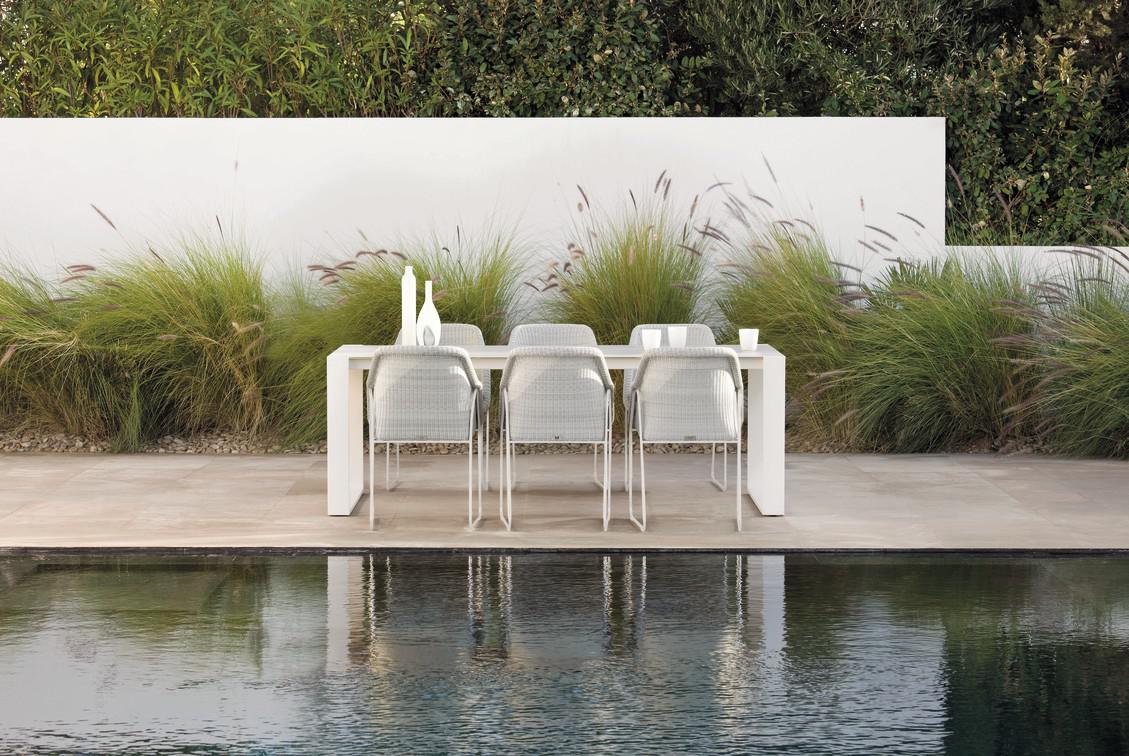 MNST1162 Обеденный стол pca white f8 360см x 100см Manutti Luna - Вид №7