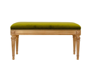 Деревянная мягкая скамейка