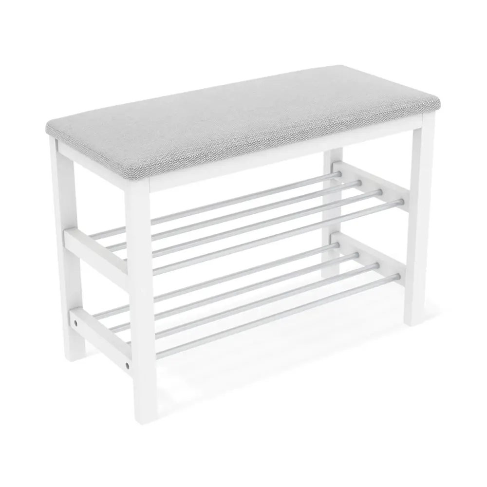 Банкетка Sheffilton Альберо для прихожей с полками из массива дерева 85317687 STLM-0061308