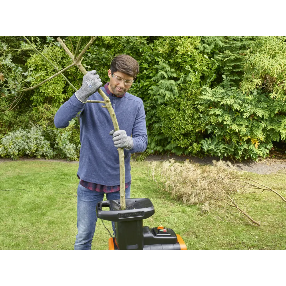 Измельчитель садовый электрический Black&Decker BEGAS5800-QS 2800 Вт BLACK + DECKER STLM-2060624 - Вид №6