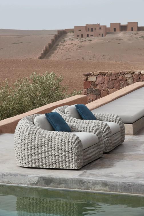 1 мест. веревка 45мм антрацит Manutti Kobo MNST723 - Вид №6