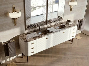 SCIC Двойная деревянная тумба под умывальник Bellagio home