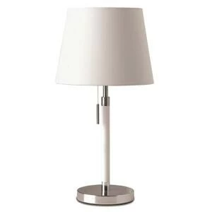 2422558601100601 Лампа настольная venice, 22х44 см, белая, хром Frandsen