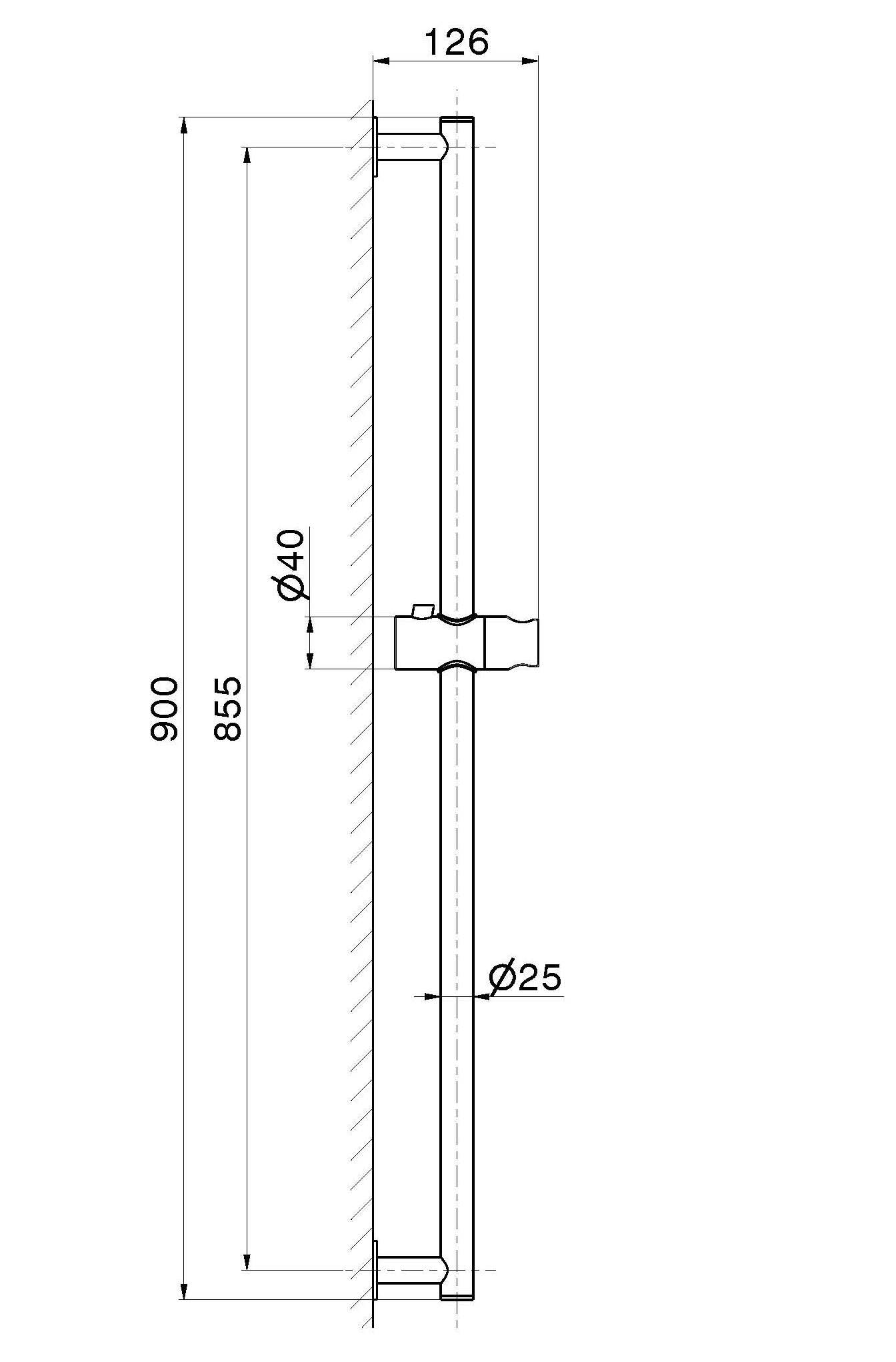 Латунный стержень Newform набор для душа ARCH-00149219