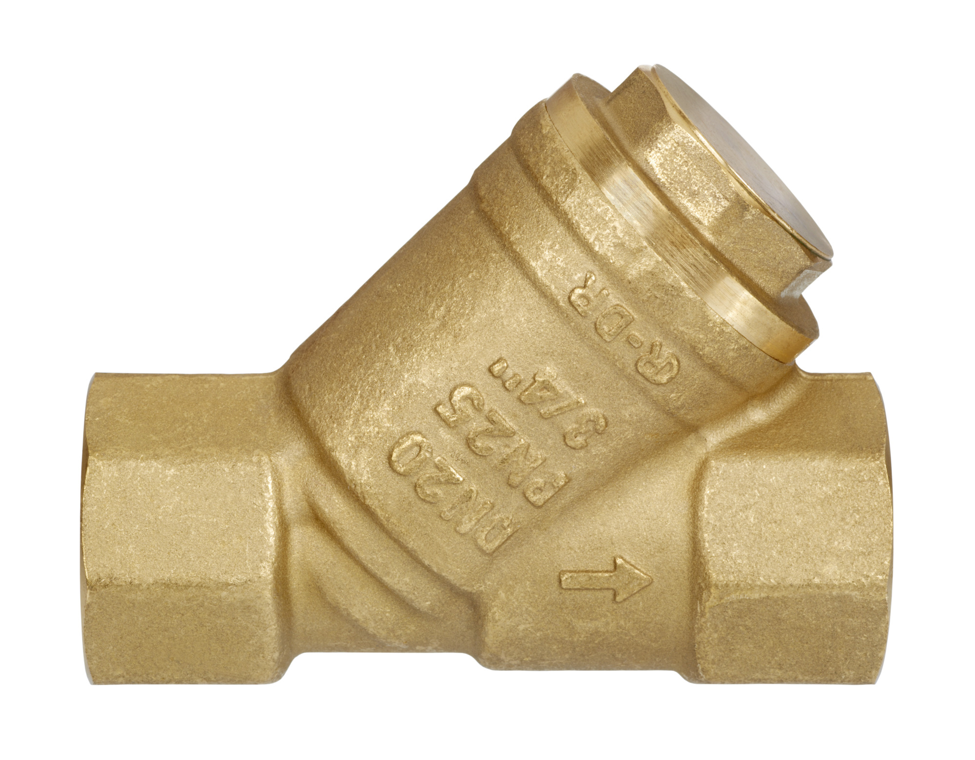 Danfoss Латунный сетчатый фильтр FVR FVR Фильтр сетчатый Ду40 Ру25 065B8239  - Вид №2