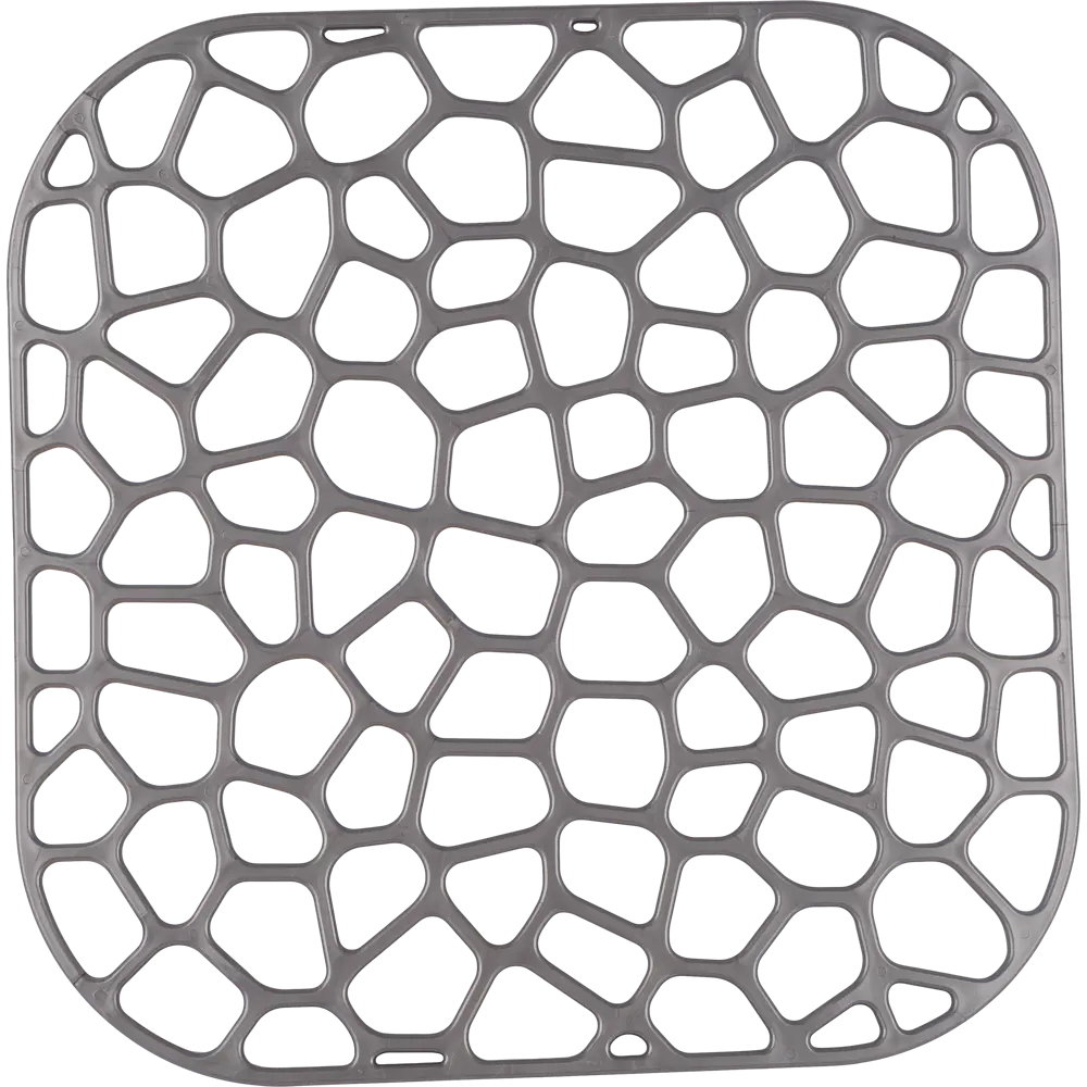 Решётка в мойку 30x30 см пластик цвет металлик Santreyd STLM-2108882