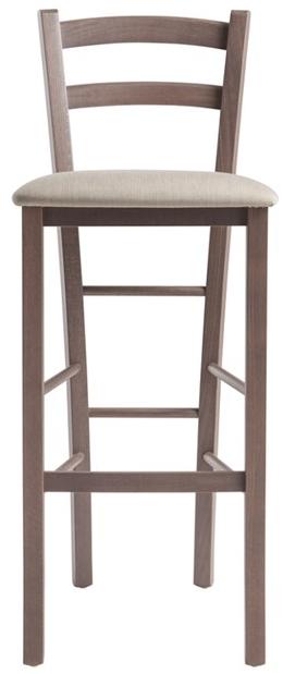 Palma Высокий табурет из бука со спинкой Venezia 2ai.i2 - Вид №1