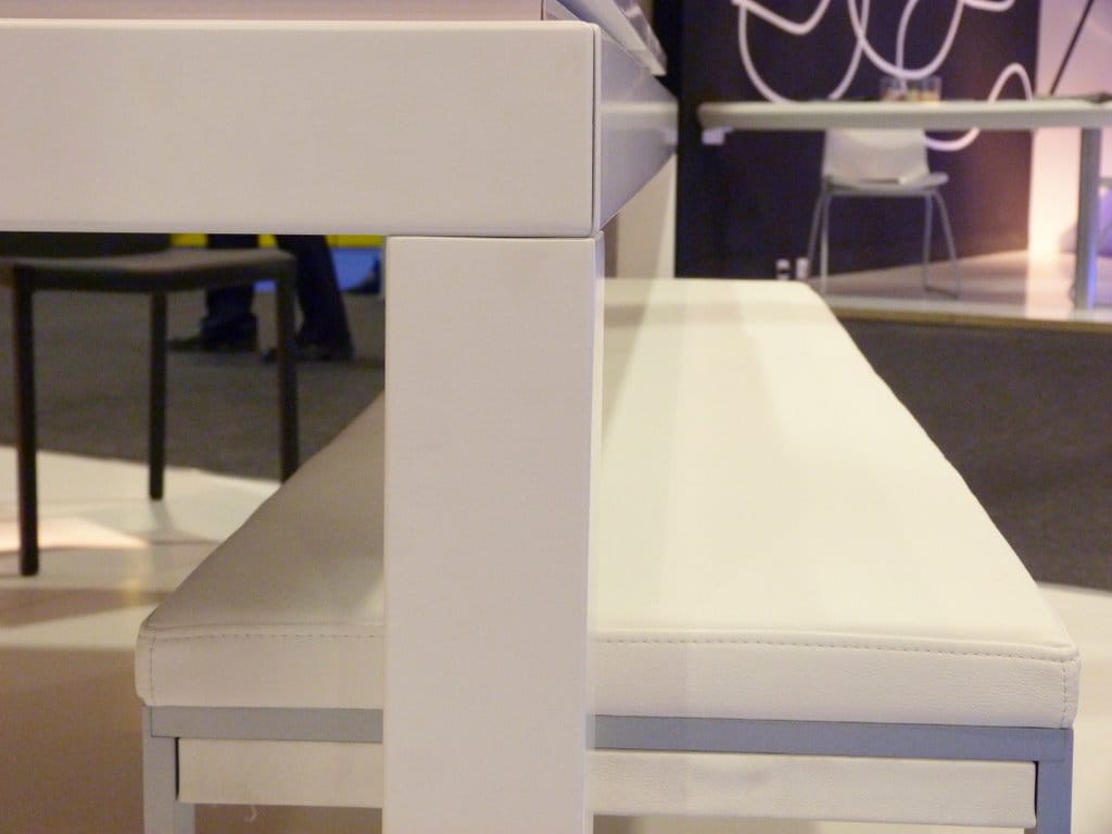 Кожаная скамья Fusiontables Saluc ARCH-00142686 - Вид №2