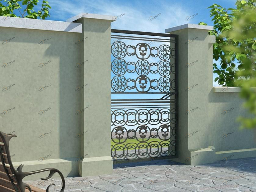 Fabbridea Распашные ворота из железа sun-id-1448210