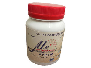 90385185 Лак 00-00006480 концентрированный аурум серебро 0.35 кг STLM-0208898 МРАМОРИКС