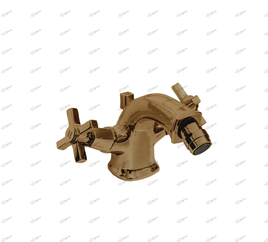 Gentry Home Смеситель для раковины на 3 отверстия Chopin Metal Бронза GH101476 