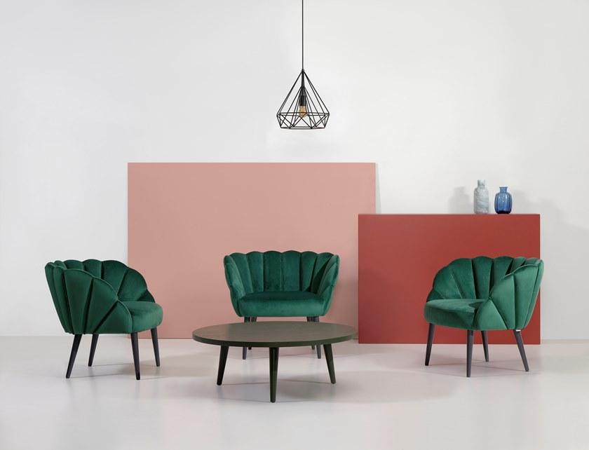 Fenabel Кресло из ткани с подлокотниками Shell Mp.2113 - Вид №1