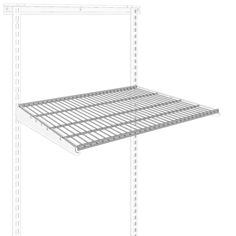 Полка сетчатая Титан-GS 60.3x50.6 см сталь цвет белый STLM-2126362 - Вид №1