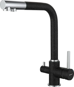 Кухонный смеситель 3611 черный GranFest