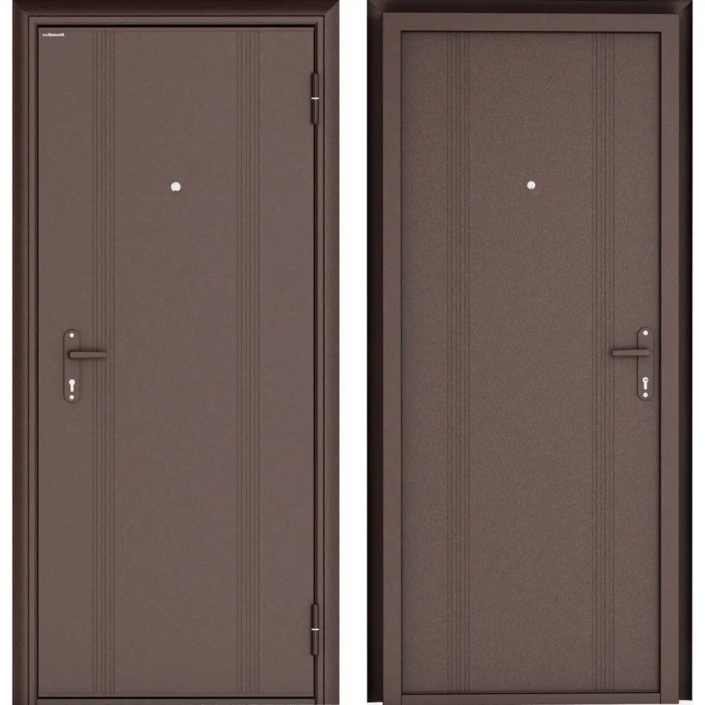 Металлическая входная дверь DOORHAN Эко с антивандальным покрытием 16802323