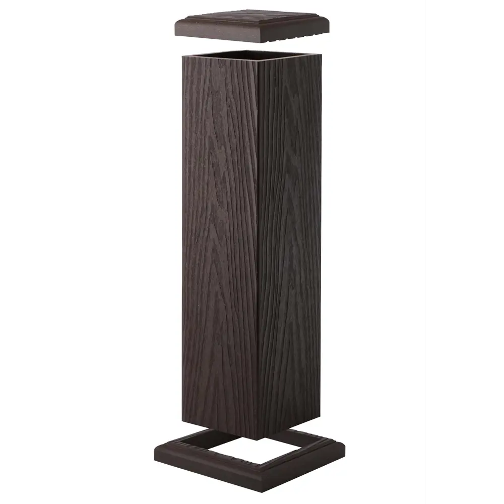 T-DECKS Юбка для столба 100x100 мм из натурального дерева 88779130 STLM-1012941 - Вид №6