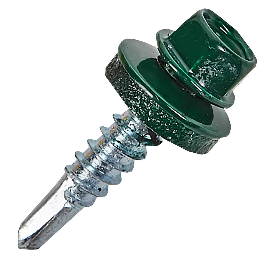 Саморезы кровельные RAL6005 зеленые 5.5x25, 100 шт. 82799626 STLM-2004686 Santreyd 