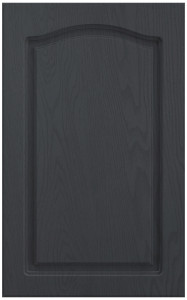 Фасады для кухни Классика Фрезеровка «Классика+» Ясень графит атласный №524