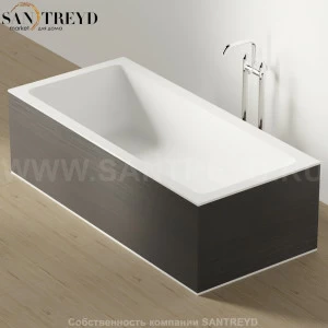 Ванна свободностоящая CARTESIO W темный дуб