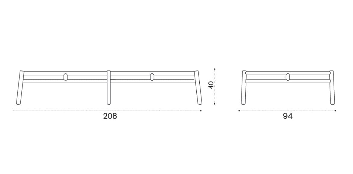ТИК и веревка сад Dormeuse Ethimo ARCH-00080990 - Вид №5