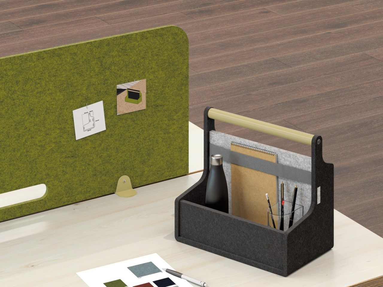 Рециркулированный PET держатель для посуды Manade Felt ARCH-00074997